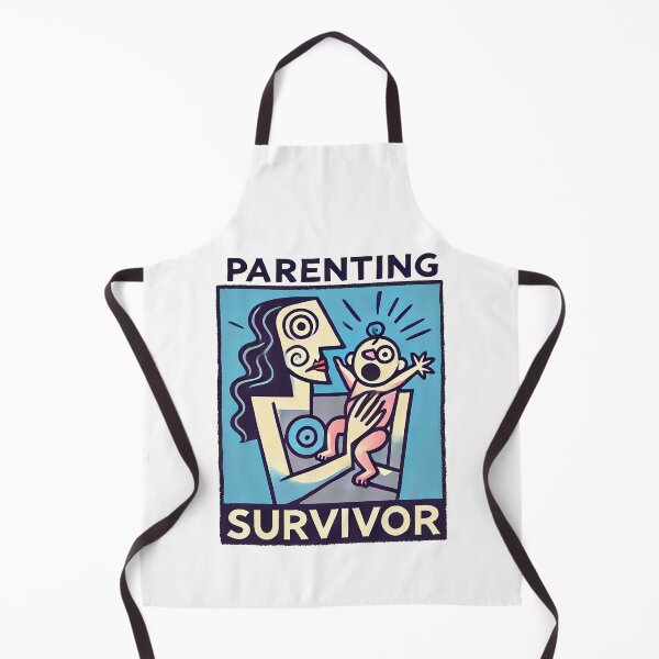 Item preview, Parenting Survivor – Minimalist Cubism Art T-Shirt designed and sold by OzzFrequency.