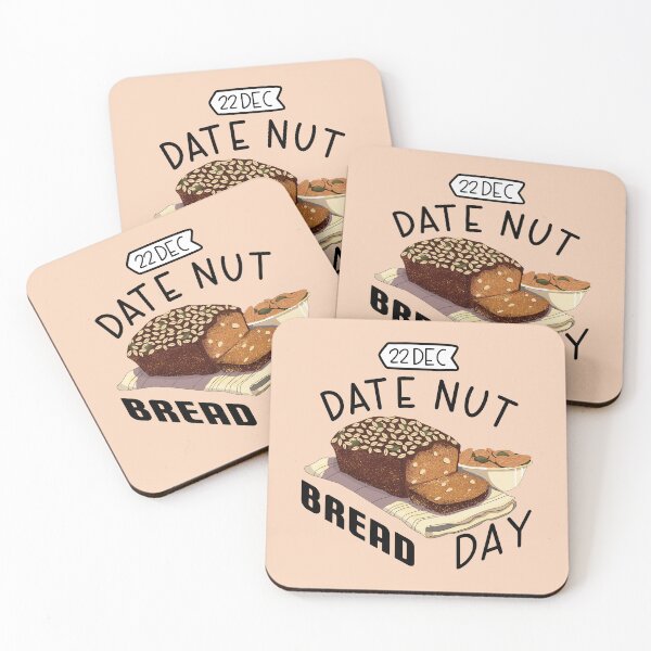 Item preview, 22 December Date Nut Bread Day - Wacky Holidays designed and sold by ChemicalXShop.