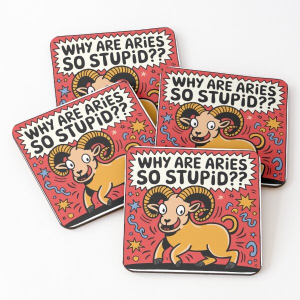 Item preview, Aries Zodiac Popart - "Funny Aries Pop Art T-Shirt: Bold Zodiac Humour"  designed and sold by stickercuffs.