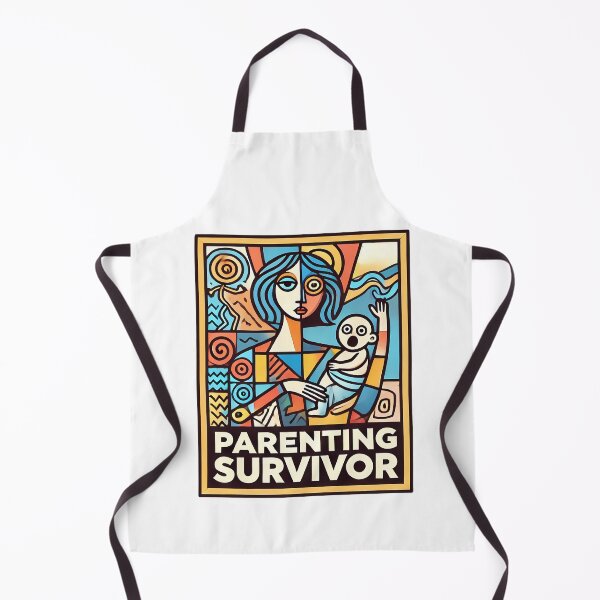 Item preview, Parenting Survivor – Minimalist Cubism Art T-Shirt designed and sold by OzzFrequency.