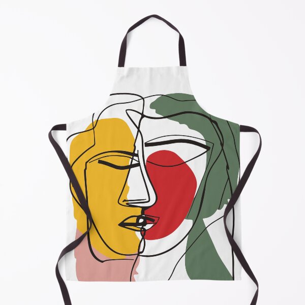 Item preview, Abstract Minimalist Face Line Art - Modern Dual Profile Wall Decor, Contemporary Art Print for Home designed and sold by House Of Roza.