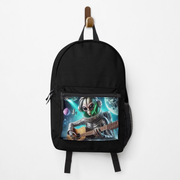 Item preview, Alien playing guitar in space designed and sold by Dogandesighn.