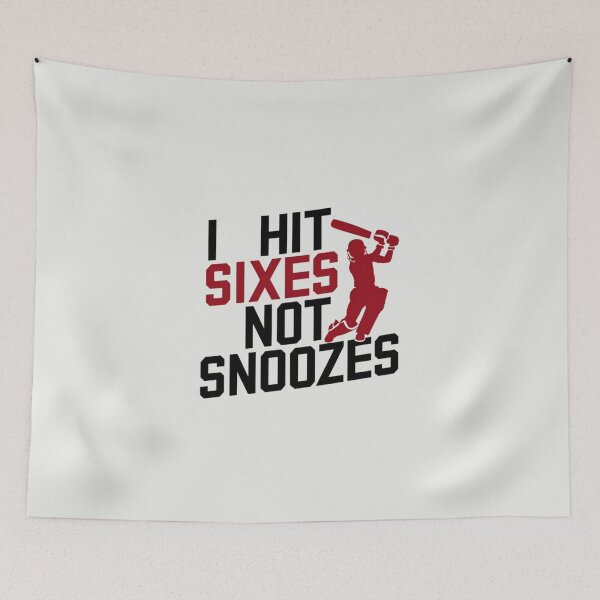 Item preview, I Hit Sixes Not Snoozes designed and sold by Jollys-ArtShop.