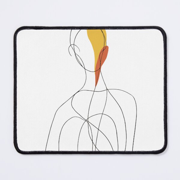 Item preview, Modern Abstract Line Art - Minimalist Face Drawing, Contemporary Wall Art, Unique Home Decor designed and sold by House Of Roza.