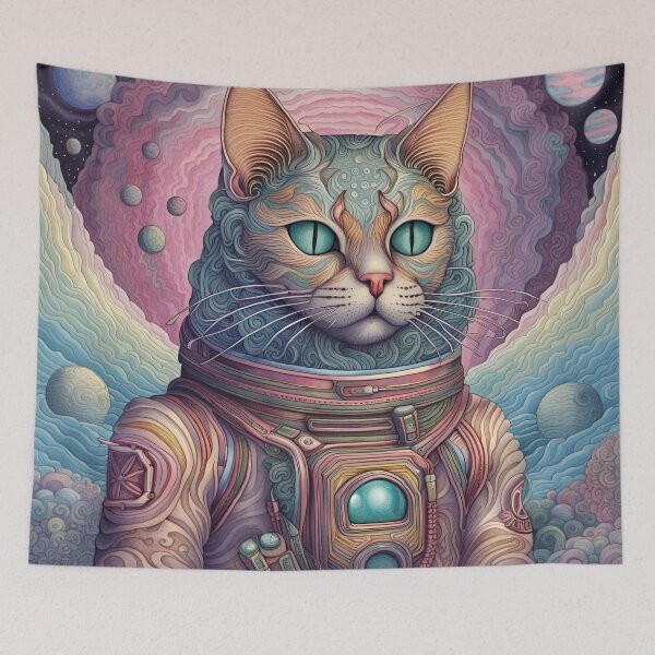 Item preview, Cat  Astronaut  designed and sold by Manitarka.