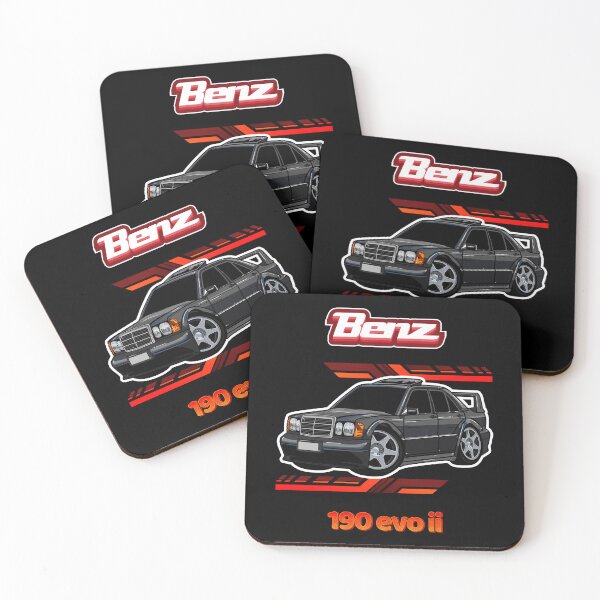 Item preview, Benz 190 evo ii cartoon designed and sold by itsTheBugz.