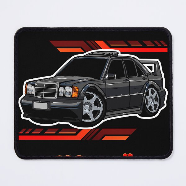 Item preview, Benz 190 evo ii cartoon designed and sold by itsTheBugz.