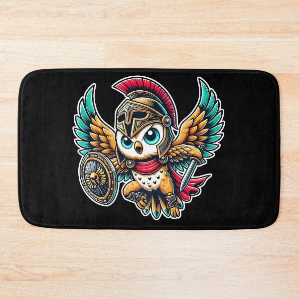 Item preview, Spartan Owl in Flight with Shield designed and sold by lAnJefurtifeu.