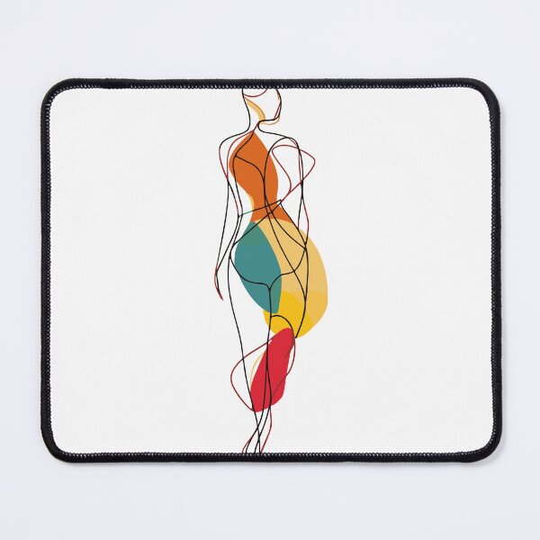 Item preview, Modern Abstract Female Line Art - Minimalist Body Drawing, Contemporary Wall Decor designed and sold by House Of Roza.