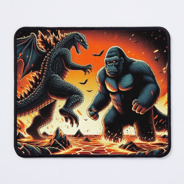 Item preview, King Kong Vs Godzilla monsters Lava designed and sold by Theriddler1.