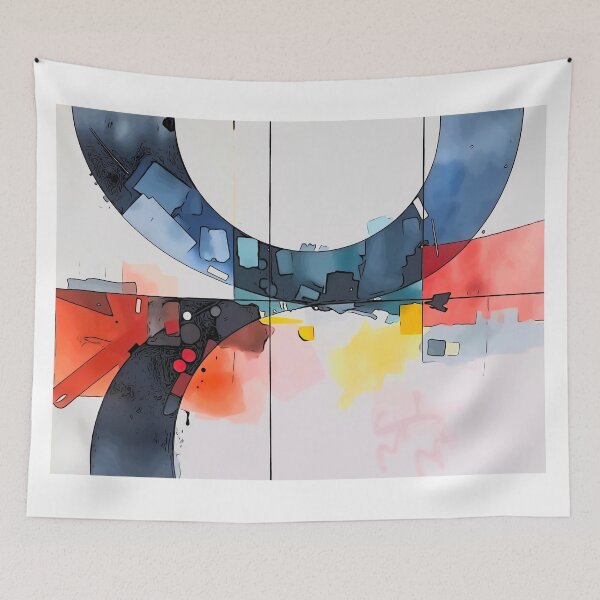 Item preview, Minimalist geometry and harmonious contrasts designed and sold by Mark Fischer.