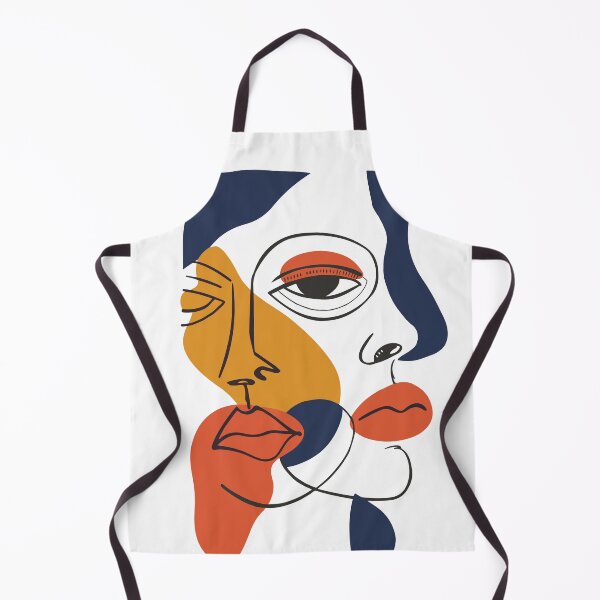 Item preview, Abstract Two Faces Line Art - Minimalist Modern Wall Decor, Dual Face Design designed and sold by House Of Roza.