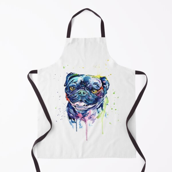 Item preview, Pug Dog Art Colourful designed and sold by doodIllustrate.
