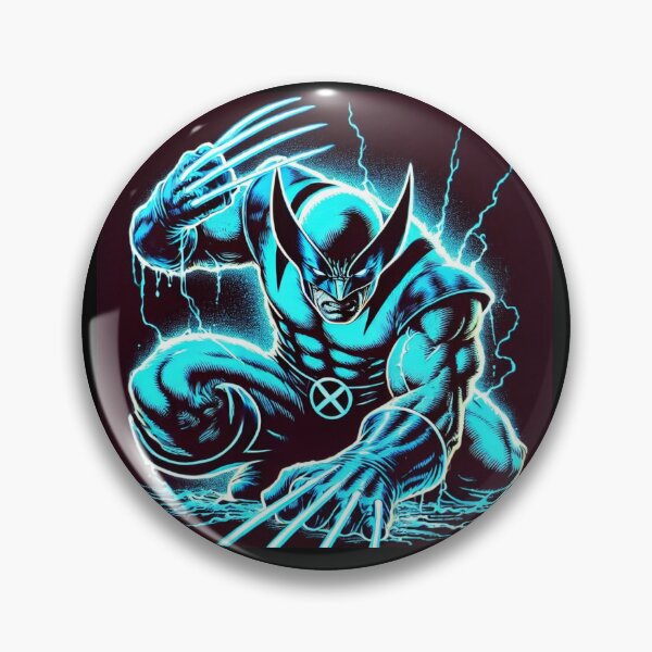 Item preview, Masked Mutant with claws black light art designed and sold by Theriddler1.