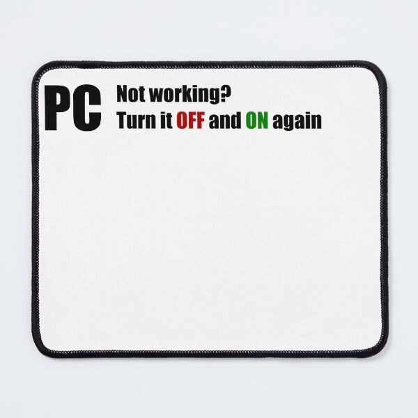 Item preview, PC Not working? Turn it OFF and ON again, designed and sold by coyoteink.