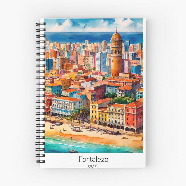 Item preview, Fortaleza brazil  vintage poster designed and sold by paulrommer.