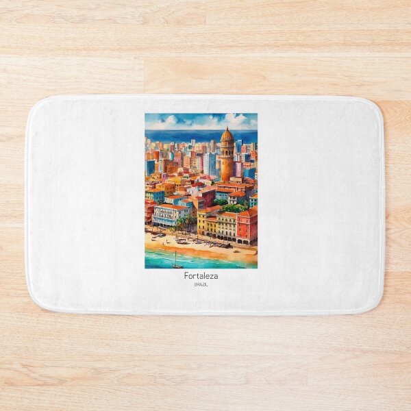 Item preview, Fortaleza brazil  vintage poster designed and sold by paulrommer.