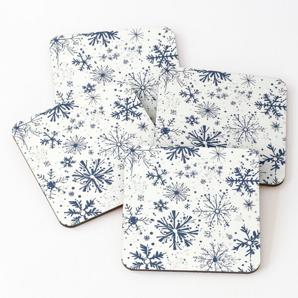 Item preview, Winter Wonderland Snowflake Art in Cool Tones designed and sold by Piotrek0001.
