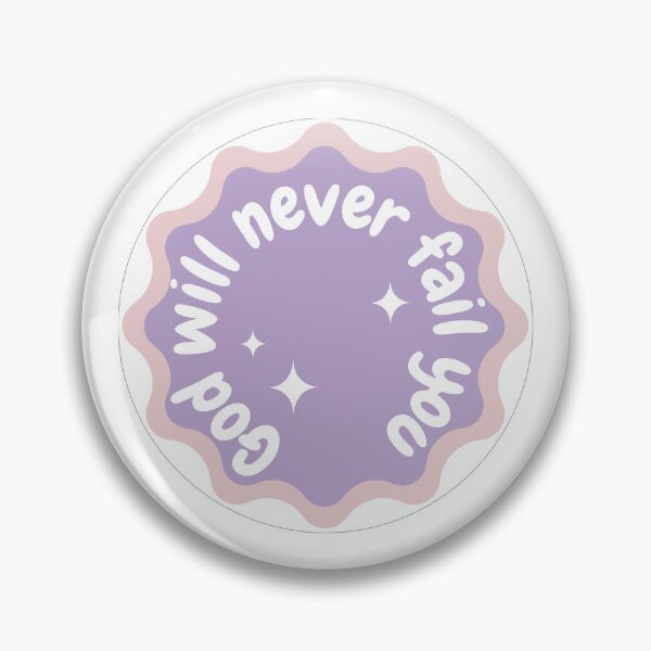 Item preview, God will never fail you - christian designed and sold by Ems-designz.