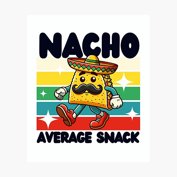 Item preview, Snack promedio de Nacho designed and sold by CuteAndCozyTees.