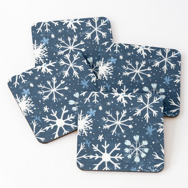 Item preview, Artistic Snowflake Patterns in Cool Tones designed and sold by Piotrek0001.