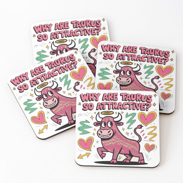 Item preview, Taurus Zodiac Popart - Funny "Why Are Taurus So Attractive? Pop Art Tee" designed and sold by stickercuffs.