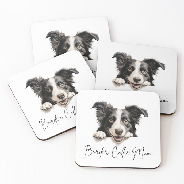Item preview, Cute Peeking Border Collie Mum designed and sold by NicheFifty-Two.