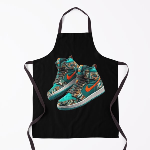 Item preview, Dolphins themed sneakers artwork designed and sold by Theriddler1.