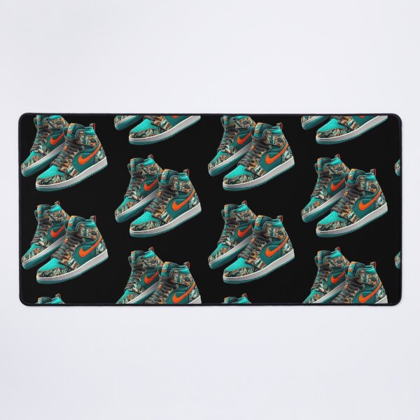 Item preview, Dolphins themed sneakers artwork designed and sold by Theriddler1.