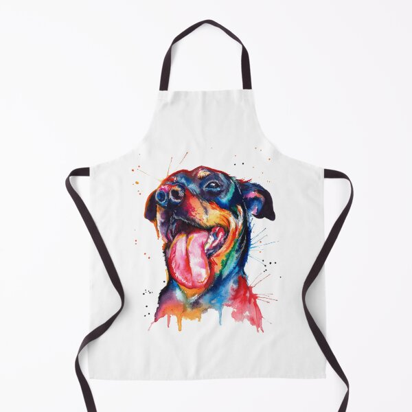 Item preview, Rottweiler Dog Colorful Art designed and sold by doodIllustrate.