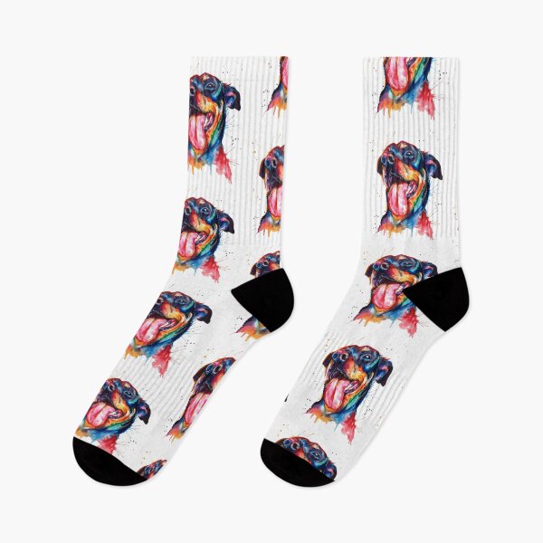 Item preview, Rottweiler Dog Colorful Art designed and sold by doodIllustrate.