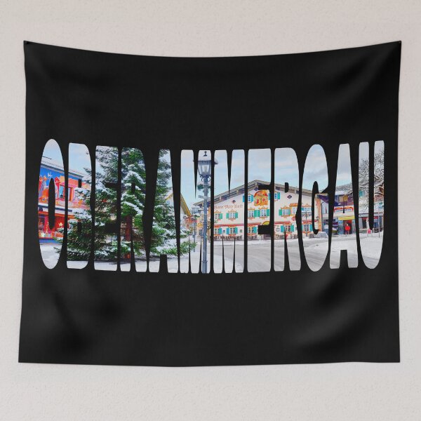 Item preview, OBERAMMERGAU - Bavaria Germany Winter Christmas designed and sold by Adam Gormley.