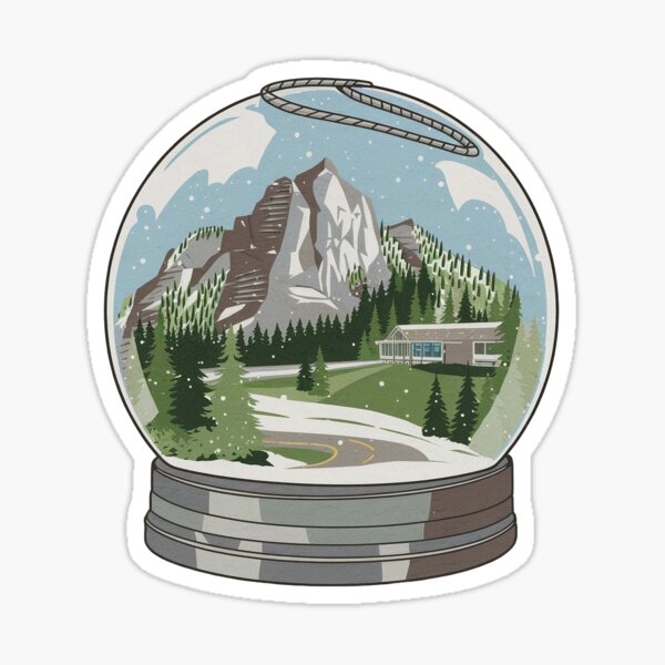 Item preview, Oregon snow globe sticker designed and sold by BABA1655.