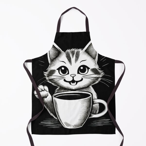 Item preview, Kitten with Coffee designed and sold by Mikhail Palinchak.