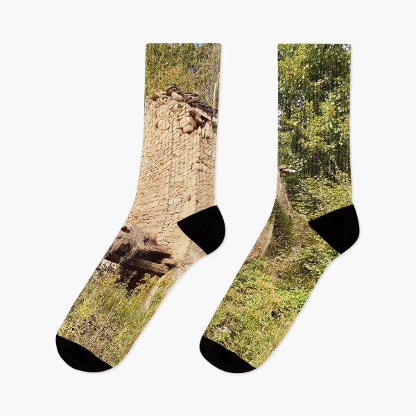 Item preview, Old Ruins of an Abandoned Traditional Stone House in Rural Italy Woods designed and sold by Quoppidou.