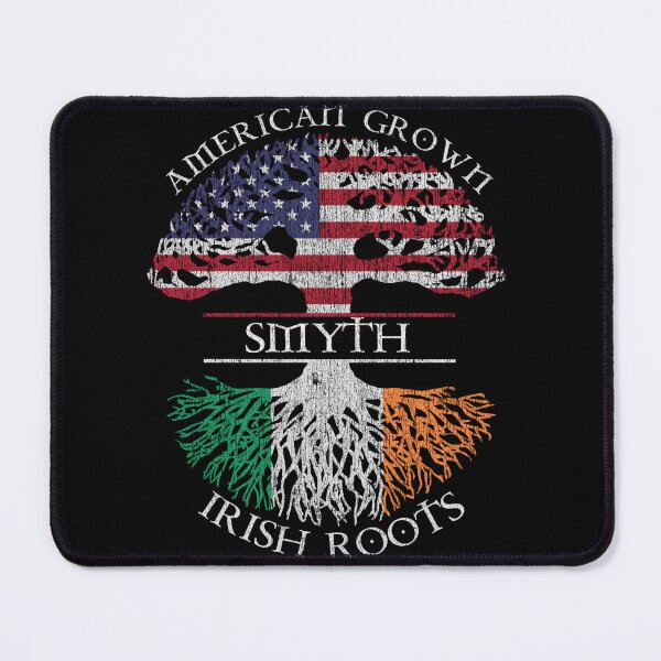 Item preview, Smyth surname American grown Irish roots US flag Tricolour Ireland flag vintage designed and sold by 9X FR.