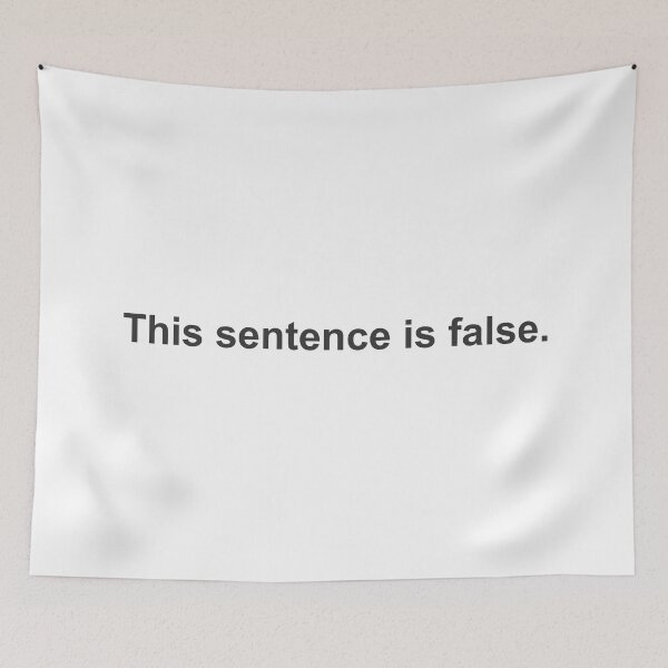 Item preview, This sentence is false - contradiction designed and sold by Vector-Artist.
