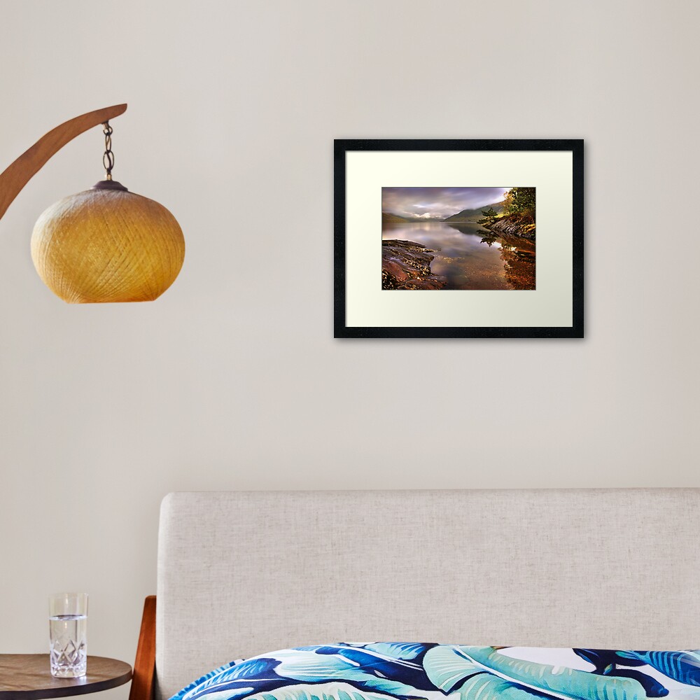 Waterglass (3) Framed Art Print