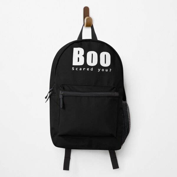 Item preview, Simple text of "Boo". Underneath the text is another one "Scared you?".  designed and sold by Queens-Closet.