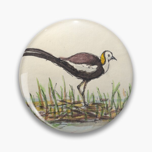 Item preview, Pheasant tailed Jacana birds designed and sold by BirdsAndBrush.