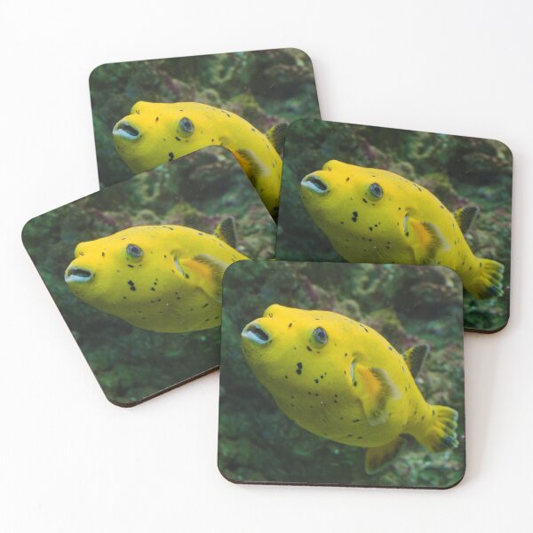Item preview, Yellow Pufferfish – Underwater Elegance designed and sold by mARTinCreator.
