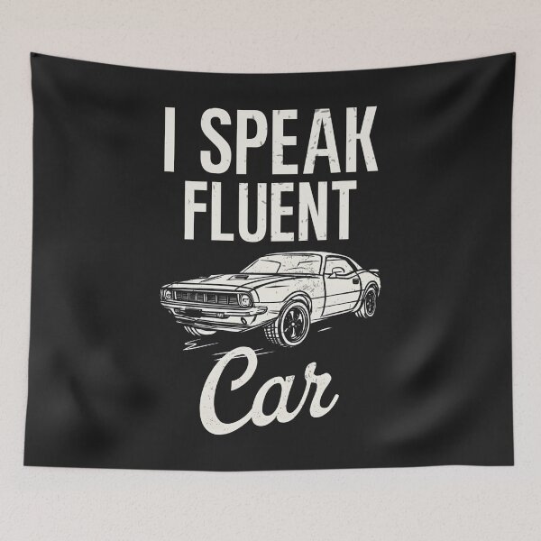 Item preview, I Speak Fluent Car  designed and sold by CreepyCornerArt.