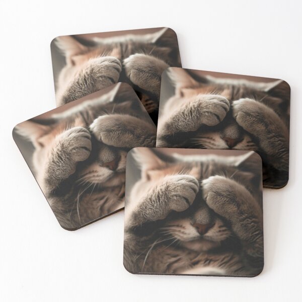 Item preview, Cat covering his eyes designed and sold by JALNERVION SHOP.