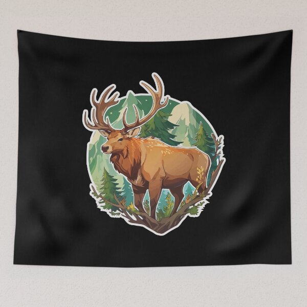Item preview, Bull Elk designed and sold by Getup-clothing.
