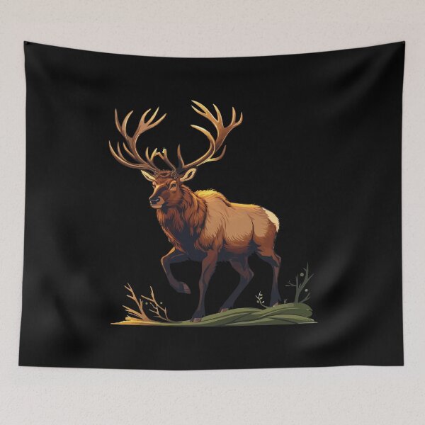 Item preview, Bull Elk designed and sold by Getup-clothing.