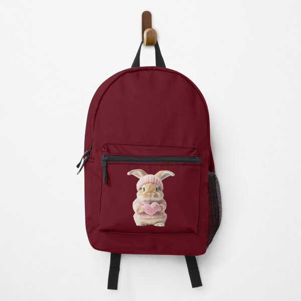 Item preview, bunny holding heart dressed in pink costume designed and sold by zirconp.