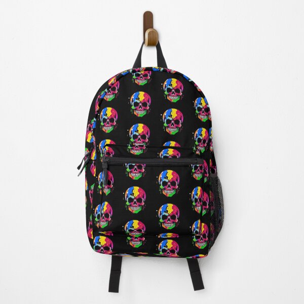 Item preview, Colorful Painted Skull designed and sold by ChestJestTees.