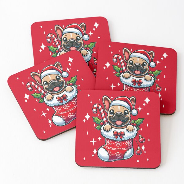 Item preview, Christmas Dog- French Bulldog designed and sold by Rajasekar.