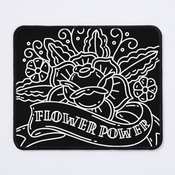 Item preview, Flower Power - Classic Floral Tattoo Design designed and sold by Tattee.