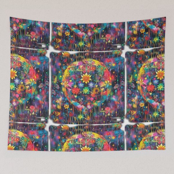 Item preview, Flurry of floral  designed and sold by Rebecca Stuart-Milgate.
